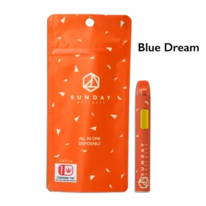 BLUE DREAM 2G DISTILLATE DISPOSABLE - SUNDAY EXTRACTS